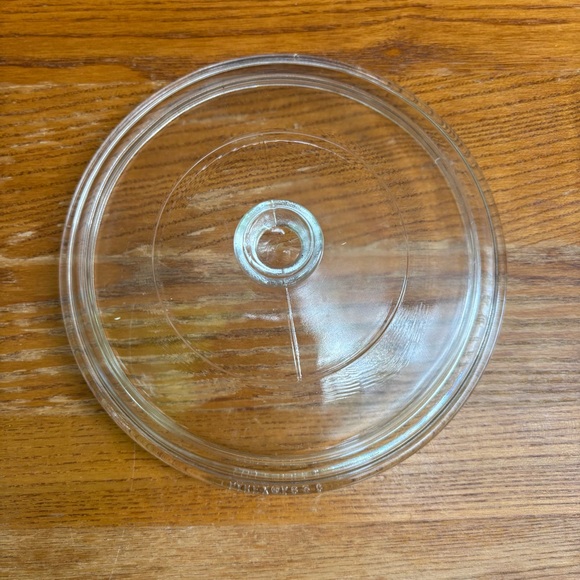 Vintage Pyrex P83C Clear Glass Replacement Lid 6¼" ID Round Saucepan - Picture 1 of 5
